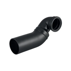 COURBE D'EVACUATION GEBERIT 90 MM noir pe droite - pour wc suspendue