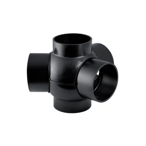 Geberit PE bolvertakking 88° - 135° 110 x 110 x 110 x 110 x 110 mm