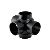 Geberit PE embranchement boule 88° - 90° 110 x 110 x 110 x 110 x 110 mm