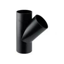 Geberit PE té réduit 45° 125 x 90 x 125 mm
