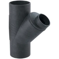 TE GEBERIT SILENT 160 MM X 135 MM noir pe 45degr db20