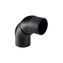 COURBE GEBERIT SILENT 160 MM noir pe db20-radius grand 90degr