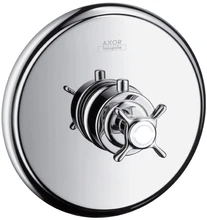 Axor Montreux afwerkset voor thermostaat 170 mm met kruisgreep - round - chroom