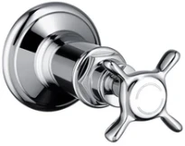 SET DE FINITION AXOR MONTREUX chromé pour robinet d'arret encastre