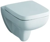Geberit Renova Plan abattant - blanc - charnière inox