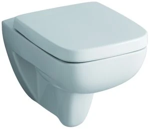 Geberit Renova Plan abattant - blanc - charnière inox