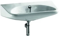Geberit Paracelsus lavabo pour les personnes handicapées 640 x 490 - blanc - sans trou de robinet - sans trop-plein