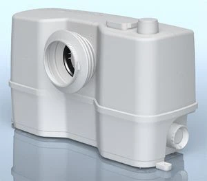 Grundfos Sololift 2 broyeur WC-3 - blanc - pour toilet avec 3 raccordements supplémentaires