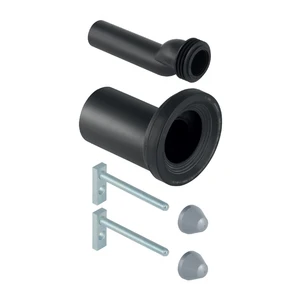 Geberit Duofix set de raccordement 90 x 45 mm excentrique pour toilette suspendue, avec materiel de fixation