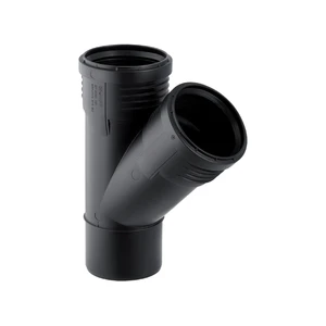 Geberit Silent-PP té réduit 45° MFF 75 x 50 x 75 mm