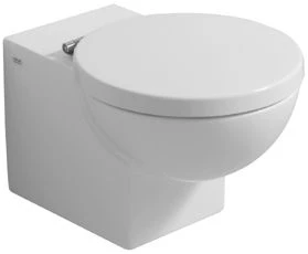 Geberit Preciosa siège des toilettes - blanc - charnière inox