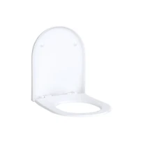 Geberit Acanto slim siège wc - blanc antibacteriel - softclose - quick release