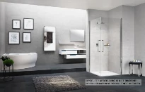 PORTE DE DOUCHE ACCES D'ANGLE NOVELLINI YOUNG 2.0 57 - 200 ! chromé mat transparent