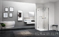 PORTE DE DOUCHE ACCES D'ANGLE NOVELLINI YOUNG 2.0 91 - 200 ! chromé mat transparent