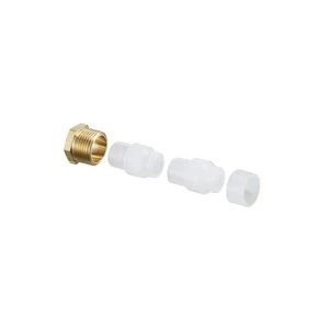 Oventrop aansluitstukken 8-10-12 mm voor dubbele mazoutfilter - prijs per set