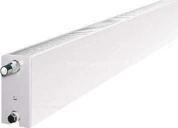 Radson Parada Plint gauche radiateur plint H200xT33xB1400 - 1537 W (EN442/75/65/20) - Ral 9016 Blanc signalisation