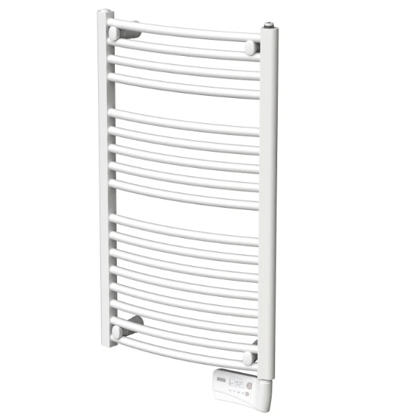 ELEKTRISCHE RADIATOR RADSON FLORES C E ral 9016 verkeerswit gebogen 750 - 1807 ! 1500 WATT