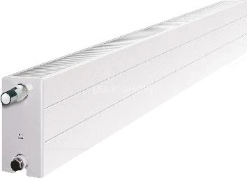 Radson Ramo Plint gauche radiateur plint H200xT22xB600 - 467 W (EN442/75/65/20) - Ral 9016 Blanc signalisation