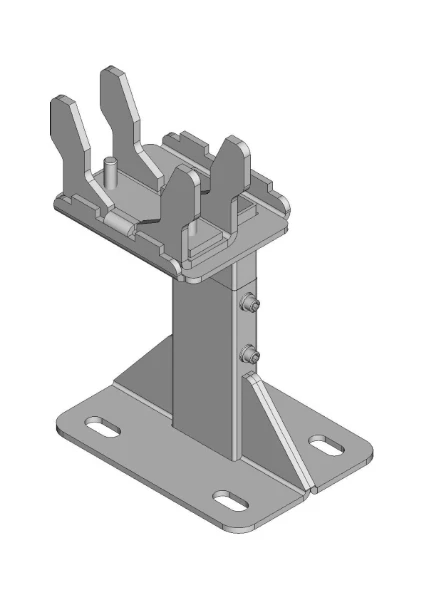 Radson console sur pied Rofix ral 9010 zuiverblanc inclusif rosace de finition (set de 2) type 22 (33)
