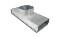 Sanutal Mecano Te reduit 90° horizontal 55 x 220 - 160 - 55 x 220 mm