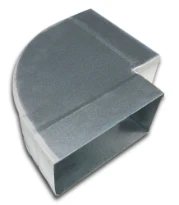 Sanutal Mecano coude 90° horizontal 80 x 200 mm