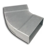 Sanutal Mecano coude 45° horizontal 80 x 200 mm