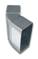 Sanutal Mecano coude 45° verticaal 80 x 200 mm