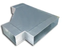 Sanutal Mecano Te reduit 90° horizontal 55 x 220 - 55 x 110 - 55 x 110 mm