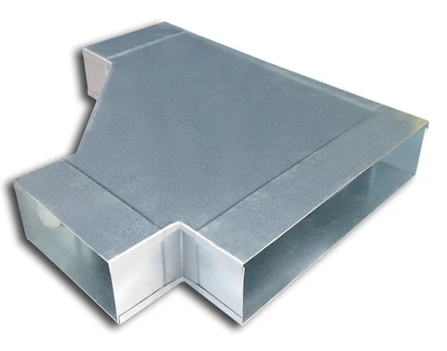 Sanutal Mecano Te reduit 90° horizontal 55 x 220 - 55 x 110 - 55 x 110 mm