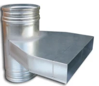 Sanutal Mecano Te 90° horizontal 160 - 55 x 220 - 160 mm