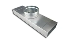 Sanutal Mecano Te reduit 90° horizontal 80 x 200 - 125 - 80 x 200 mm