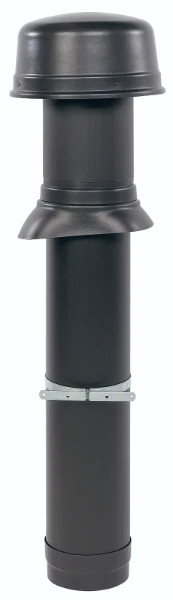 Ubbink Ventub isolée passage toiture ventilation 186/180 mm - noir