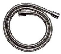 FLEXIBLE DE DOUCHE AXOR MONTREUX 1250 - 1/2 nickel brossé avec 2 ?crous coniques