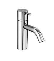 MELANGEUR DE LAVABO VOLA brossé chromé standard avec bec fixe