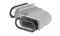 Zehnder ComfoFlat 51 coude 90° horizontal