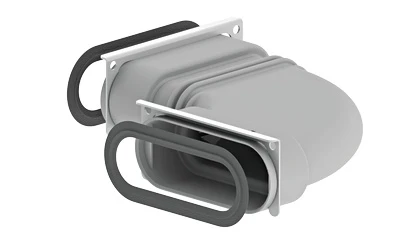 Zehnder ComfoFlat 51 coude 90° horizontal