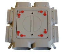 Zehnder ComfoFlat CK 300 plénum de distribution avec 6 raccordements - max 300 m³/h