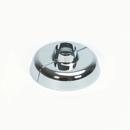 Begetube Optima afdekrozet dubbel - chroom - hartafstand 50 mm