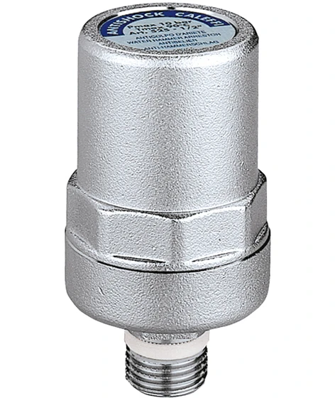 Caleffi Antishock waterslagdemper 1/2 M - met PTFE dichting