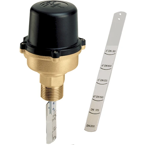 Caleffi 626 stromingsschakelaar 4/4 M - max 10bar - voor buis van 4/4 tot 8 duim