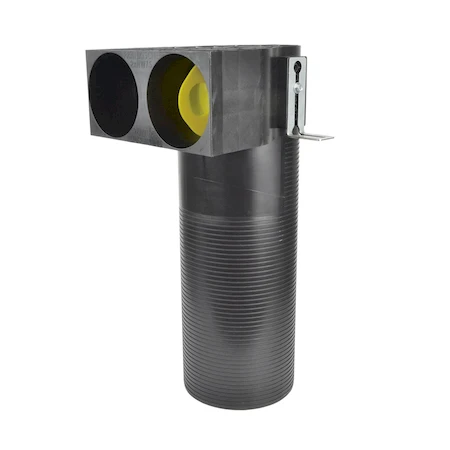 PIECE RACCORDEMENT BONDE BEGETUBE PROFI AIR 90 pour bouche de ventilation 90° - modèle long