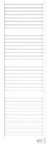 Procasa Balneo radiateur sèche-serviettes électrique 1181 x 495 mm - 600 Watt - RAL 9016 blanc signalisation