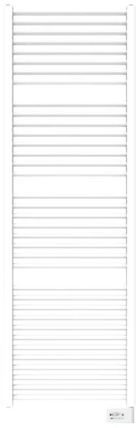 Procasa Balneo radiateur sèche-serviettes électrique 1411 x 495 mm - 700 Watt - RAL 9016 blanc signalisation