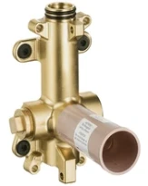 Axor Starck corps d'encastrement chromé débit 55l/min, robinet d’arrêt DN20