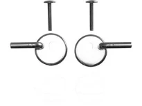 Duravit WSS charnière abattant chromé