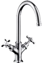 MELANGEUR DE LAVABO DUO-COMMANDE AXOR MONTREUX chromé sans vidage