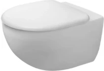 Duravit Architec wc-suspendu PACK Rimless (wc-suspendu + siège softclose) sans bride - blanc - B365xD575 mm
