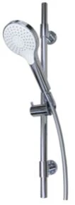 Procasa Push set de douche 900 mm - douchette 3 jets - flexible 1600 mm - chromé - points de fixation variables
