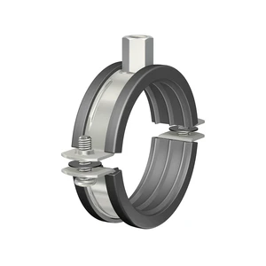 Flamco BRSA collier de fixation 26MM X 31MM X 3/4 inox inox 316 avec insert caoutchouc