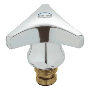 Grohe Atlanta Trecorn tête de robinet 3/8 - chromé - index bleu